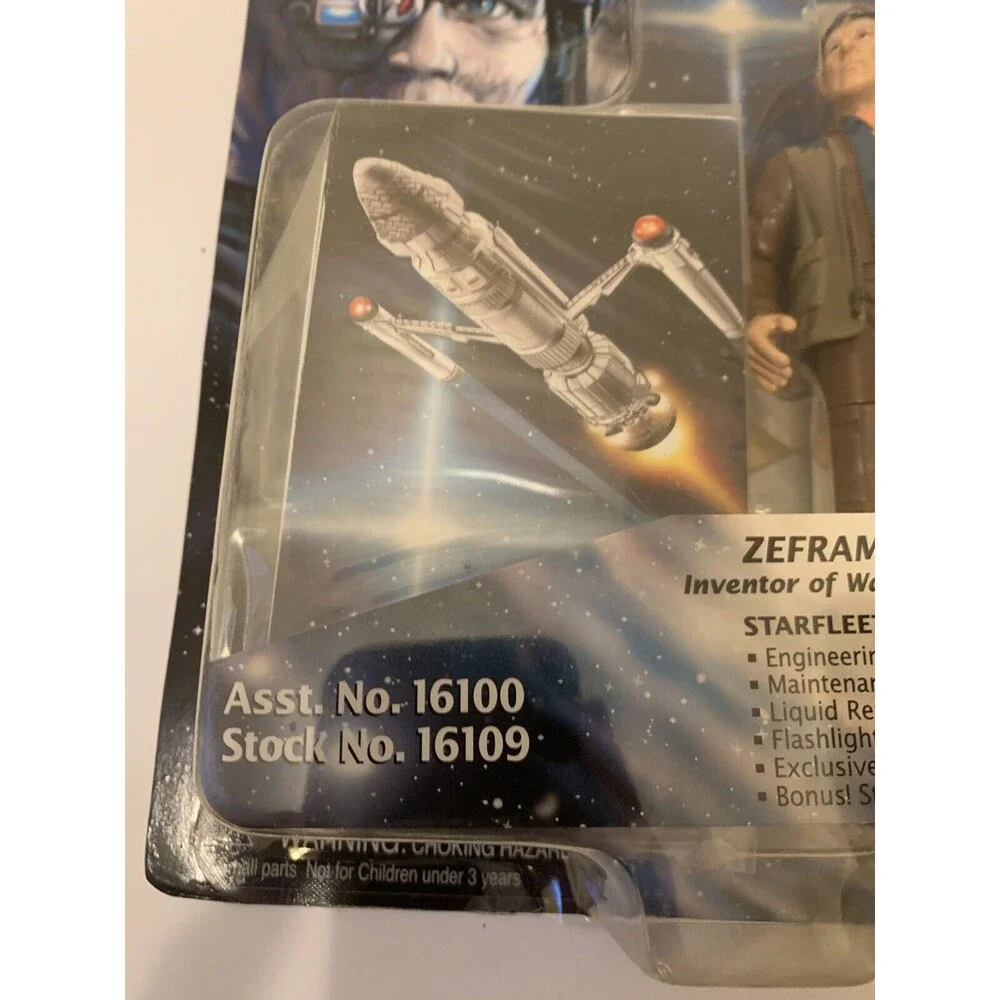 Playmates Star Trek First Contact Zefram Cochrane Action Figure NEW